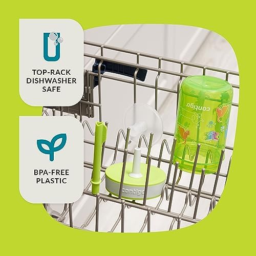 Contigo Kids’ Leighton Straw Tumbler with Spill-Proof Lid, 14 Oz., (Pack of 8)