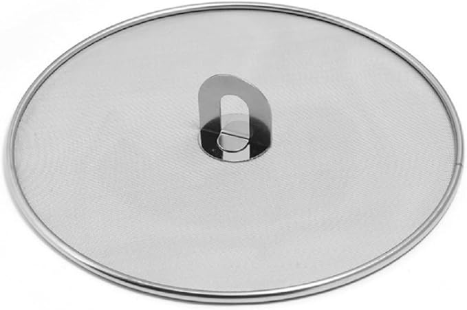 304 tainless Steel Splatter Screen Pan Lid by zmgmsmhendlessefforts