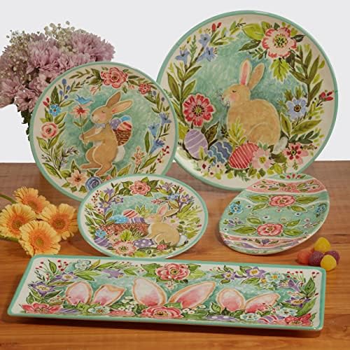 Certified International Joy Of Easter 11" Melamine Dinner Plates, Set of 6
