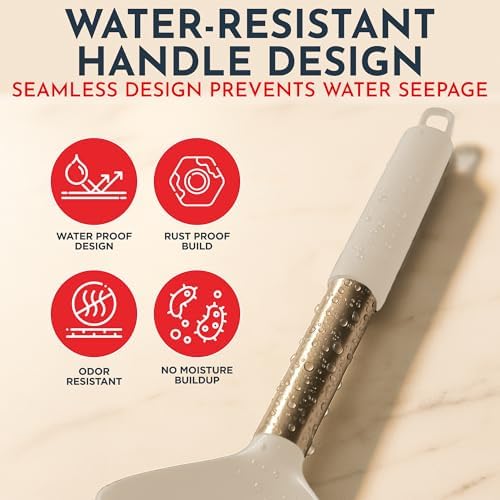 24 PCs Silicone Kitchen Utensils Set, Stainless Steel 450F Heat Resistant