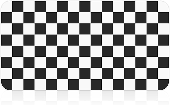 17" x 32" Checkered Dish Drying Mat - Image 9