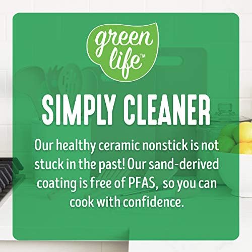 GreenLife Cooking Tools and Utensils, 7 Piece Nylon Set including Spatulas Turner Spoons and Tongs, Heat Resistant Spatula and Spoons, BPA-Free, Pink