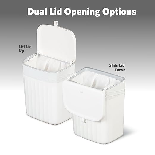 Glad Roomate Under Counter Waste Bin | Space Saving Small Trash Can - Image 3