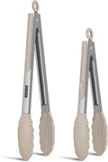 Tongs for Cooking, 600ºF High Heat-Resistant Stainless Steel Kitchen Tongs by EEKEDO