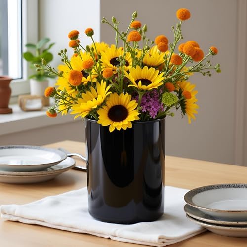 Calypso Basics by Reston Lloyd Plastic Utensil Holder, Black