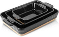 HVH Baking Dish Set, 9x13 Baking Dish, Ceramic Lasagne Pan Deep, Large by HVH