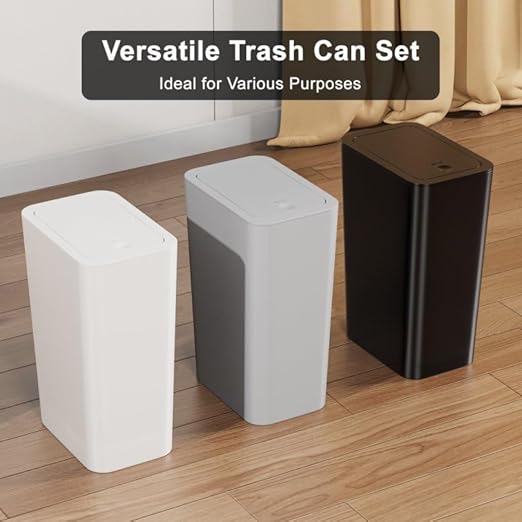 N. NETDOT 3 Pack Small Trash Can - Image 5