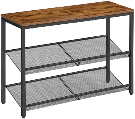 VASAGLE 3-Tier Shoe Rack, Adjustable, Freestanding