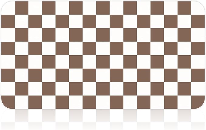 17" x 32" Checkered Dish Drying Mat - Image 9