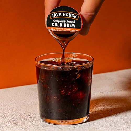 Java House Cold Brew Coffee Concentrate, Salted Caramel, 12 Count