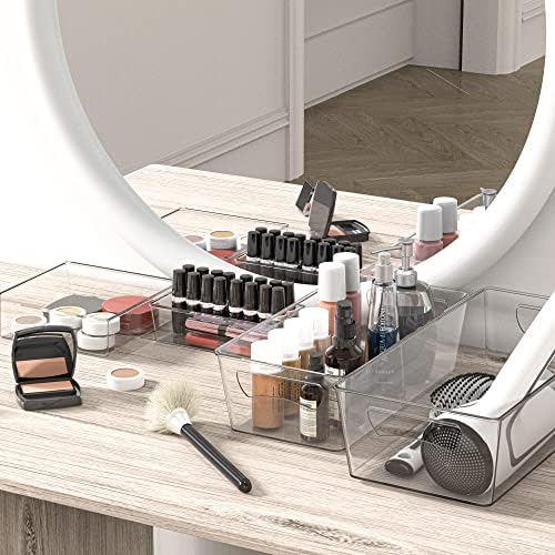 Simple Houseware Pantry Bins Storage Organizer, 8 Packs, (4M/4L)