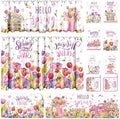 13 Pcs Hello Spring Kitchen Decor Set 3 Floral Kitchen Curtains Valance 2 Tulip Rugs and Mats 4 Spring Hand Towels 2 Paste Pot Holders 2 Oven Mitts for Home Decor Cooking Grilling Housewarming Gift