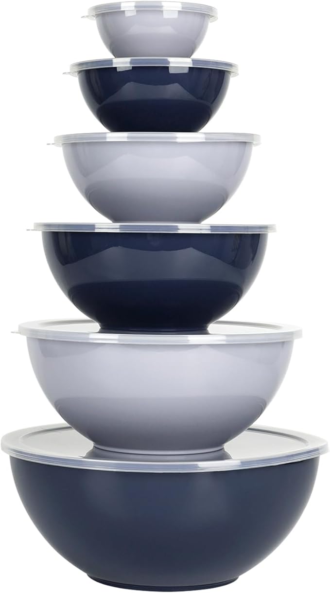 BoxedHome BPA Free Plastic Round Mixing Bowl by BoxedHomeProducts