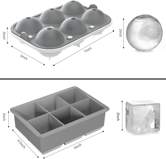 ROTTAY Ice Cube Trays, Sphere Ice Ball Maker - Image 5