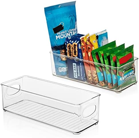 ClearSpace Plastic Pantry Organization and Food Storage Bin, 4 Pack