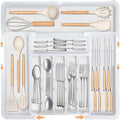 Silverware Organizer for Kitchen Drawer Expandable Utensil Drawer Organizer