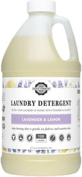 Rustic Strength Natural Dish Soap, Lavender and Lemon, 64 oz Plastic | Plant-Based Formula,Cuts Grease,No Harsh Residue,Streak Free Clean Rinsing