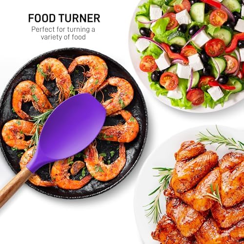 Zulay Kitchen 5 Piece Silicone Utensil Set