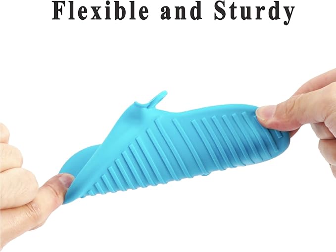 Vaincre 4PCS Silicone Oven Mitts Heat Resistant, Silicone Potholders - Image 3