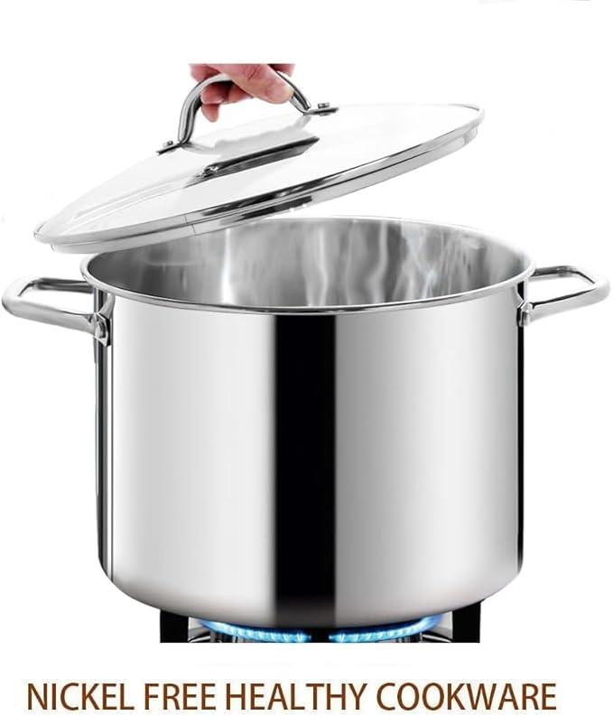 HOMICHEF 12 Quart LARGE Stock Pot - Image 3