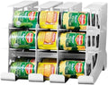 FIFO Pantry Storage Organizer Dispenser Rack for Canned Goods/Drinks, 54-Can Capacity
