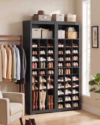 VASAGLE Tall Shoe Storage Cabinet, 10‑Tier, Holds Up to 30 Pairs of Shoes