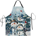 Giwawa Apron Unisex Resistant 33 x 28 inches with 2 Pockets Cooking Kitchen Aprons Suitable for BBQ Grill Drawing Haircut