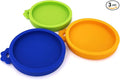 Comtim 3 Pack Cat Food Can Lids, Silicone Small Pet Food Can Lids Covers by COMTIM