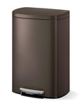 GarveeHome Stainless Steel Kitchen Trash Can, 13 Gal / 50 L Step-On Garbage Bin by GarveeHome