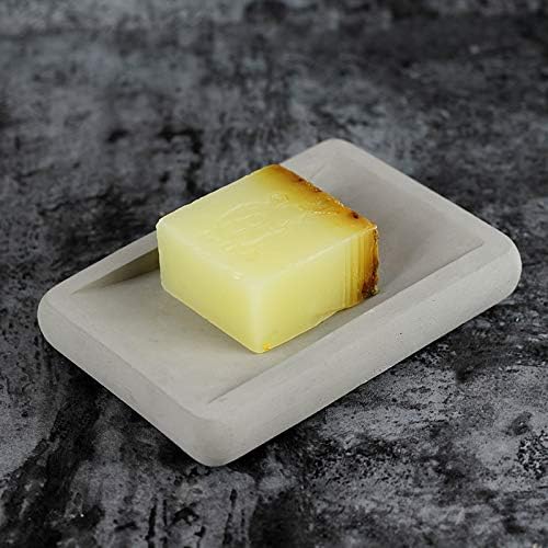 Nicole Concrete Soap Dish Silicone Mold Handmade Cement Mould with Drain Holes