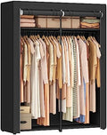 SONGMICS Closet Wardrobe, Clothes Storage, 55.1 x 16.9 x 68.5 Inches