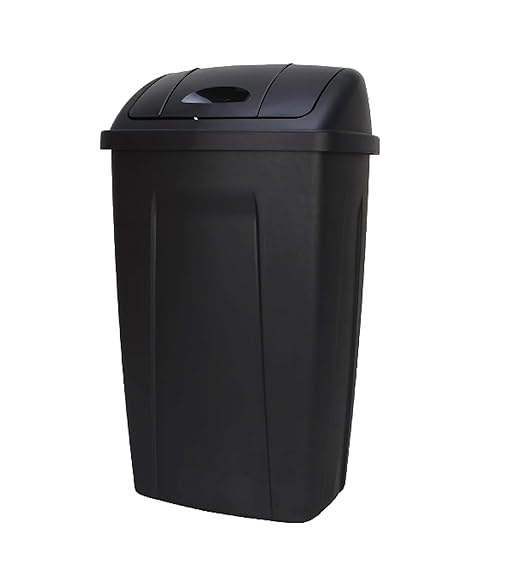 13 Gallon Kitchen Trash Can, Durable Plastic Waste Bin by Unknown