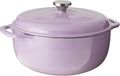 Lodge 7.5 Quart Enameled Cast Iron Oval Dutch Oven by Lodge