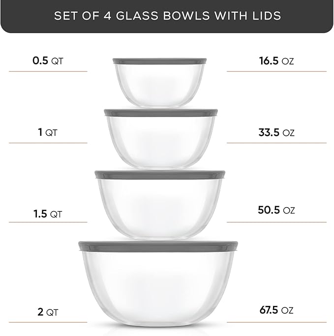 JoyJolt Kitchen Mixing Bowls - Image 2