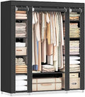 SONGMICS Closet Wardrobe, Portable Closet, Clothes Storage Organizer