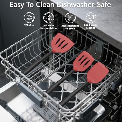 Coukre Silicone Kitchen Cooking Utensils Set, Heat Resistant, 14-Piece