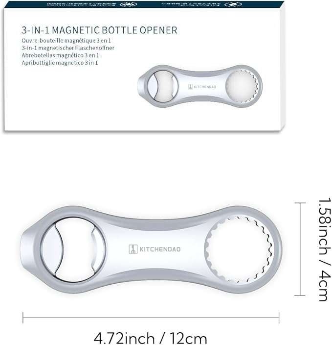 KITCHENDAO Magnetic Beer Bottle Opener - Image 7