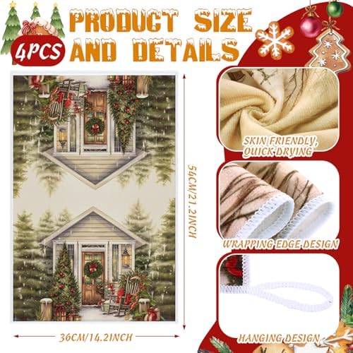 SiliFine 12 Pcs Christmas Kitchen Accessories Set Nutcracker Style