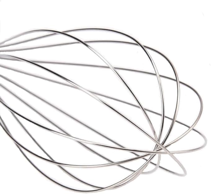 10 inch Stainless Steel Whisk, 5 inches - Image 3