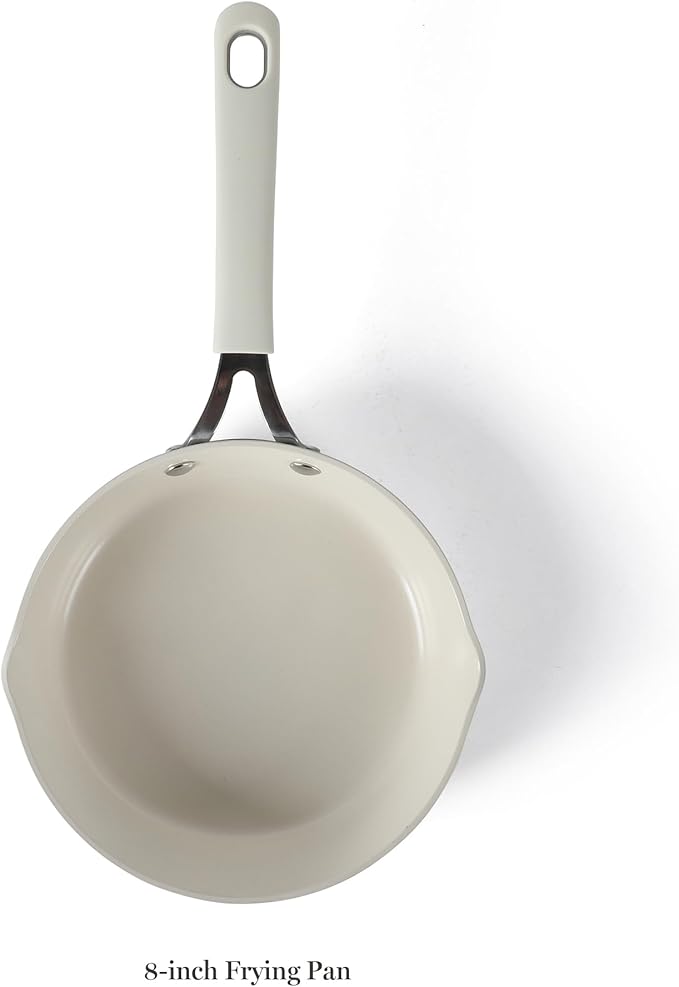 Martha Stewart Heathland 8 Inch Aluminum Fry Pan Cookware Non-Toxic Premium - Image 3
