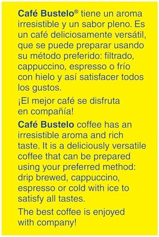 Café Bustelo Espresso Ground Coffee, Dark Roast, 12 Bricks (10 Oz. Each)