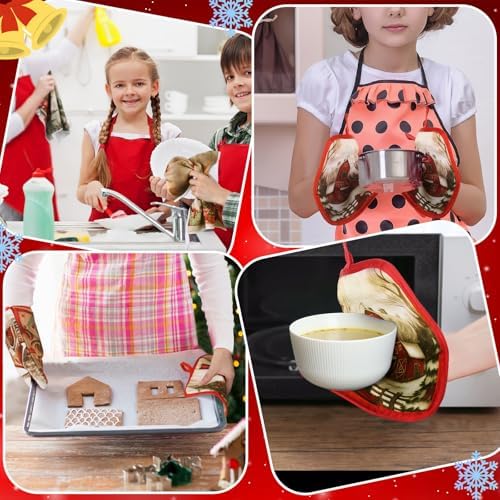 SiliFine 12 Pcs Christmas Kitchen Accessories Set Nutcracker Style