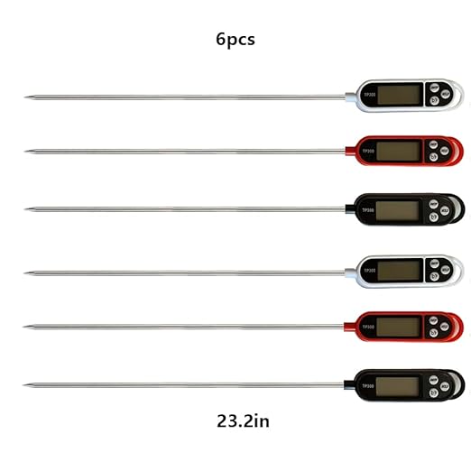 6pcs Candy Thermometer Digital Instant Read - Image 3