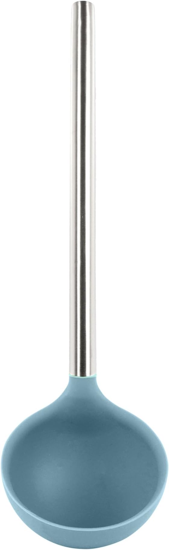 Tovolo Silicone Ladle with Stainless Steel Handle Blue Slate Soup Ladle Large by Tovolo