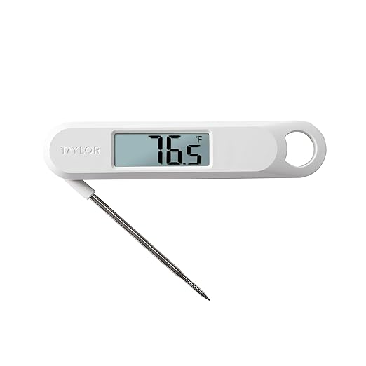 Taylor Folding Stem Display Food Instant Read Digital Thermometer, 0.7 Inch LCD - Image 6