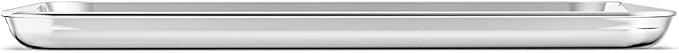 Baking Sheets Set of 2, Bastwe 20 inch Stainless Steel Bakeware Baking Pans - Image 4