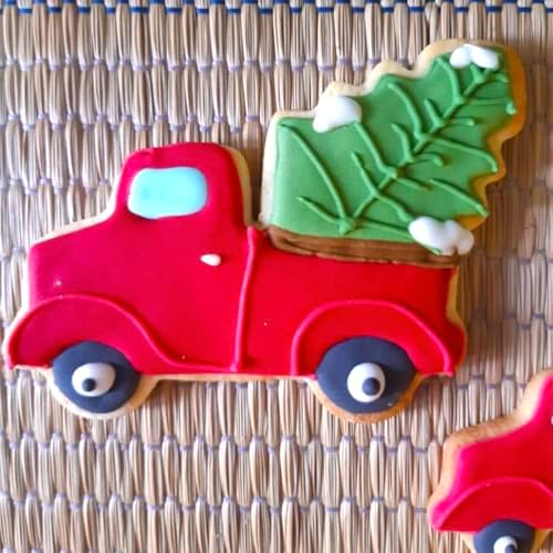 Christmas Ornament Cookie Cutters 4Pcs for Baking Decorating