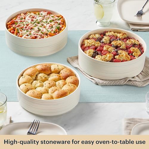 Pyrex 3-Piece Round Ceramic Nonstick Bakeware Set