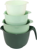 Glad Mixing Bowls with Pour Spout, Dishwasher Safe Kitchen Cooking and Baking by GladTrashFoodStorage