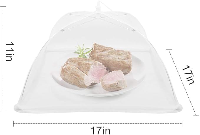 SPANLA Mesh Food Covers, 8 Pack Large and Tall Food Covers - Image 2